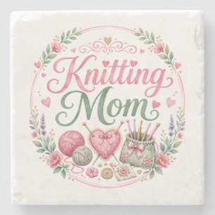 Posavasos De Piedra Mamá que teje