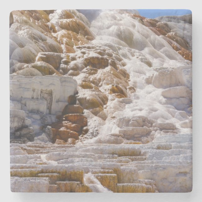 Posavasos De Piedra Mammoth Hot Springs (Anverso)