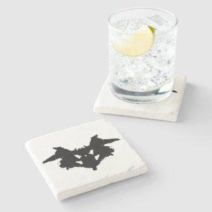 Posavasos De Piedra Mancha de tinta de Rorschach