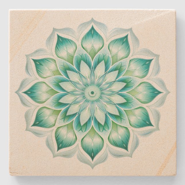 Posavasos De Piedra Mandala (Anverso)