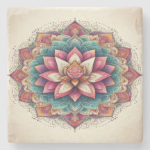 Mandala de Loto Radiante: Serenidad Florecida