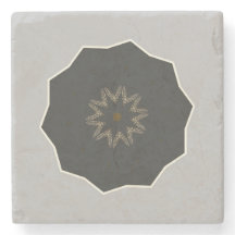 Mandala Kaleidoscope Negro en gris