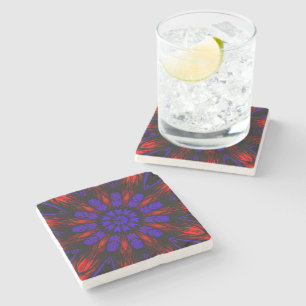 Posavasos De Piedra Mandala Suroeste Hippie Boho Moda Bohemias