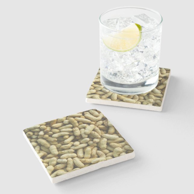 Posavasos De Piedra Maní (Lateral)