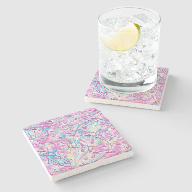 Posavasos De Piedra Manicura 17 (Lateral)