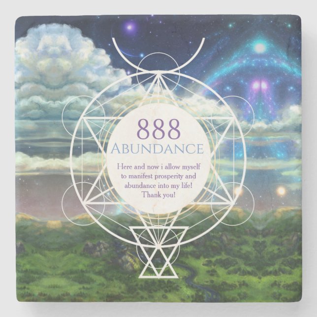 Posavasos De Piedra Manifestación de la puerta cósmica (Anverso)