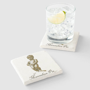 Posavasos De Piedra Manneken Pis - Bélgica - Bruselas - Bruselas