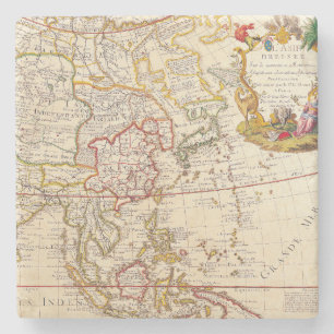 Posavasos De Piedra Mapa antiguo inspirado (6)