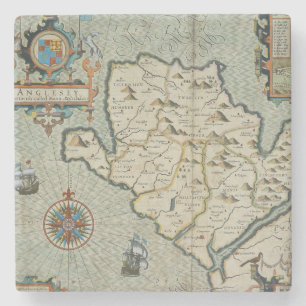 Posavasos De Piedra Mapa antiguo inspirado (7)