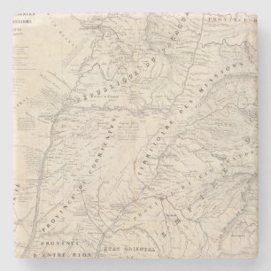 Posavasos De Piedra Mapa, Corrientes Prov, misión de Terr
