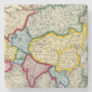 Posavasos De Piedra Mapa de Asia