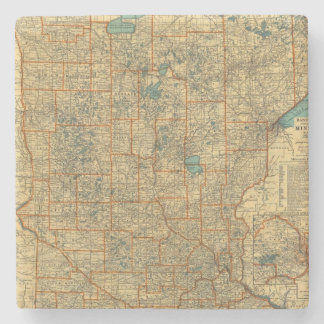 Posavasos De Piedra Mapa de camino de Minnesota