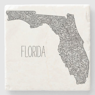 Posavasos De Piedra Mapa de Florida