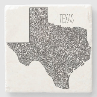 Posavasos De Piedra Mapa de Tejas