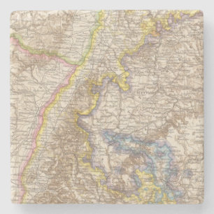 Posavasos De Piedra Mapa del atlas de Baden Alemania