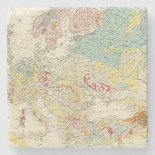 Posavasos De Piedra Mapa geológico Europa