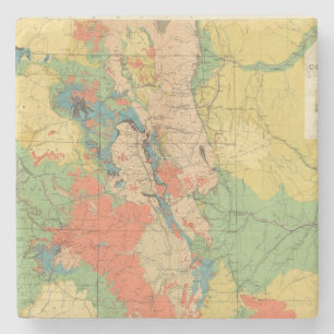 Posavasos De Piedra Mapa geológico general de Colorado