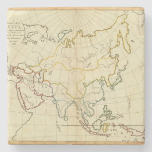Posavasos De Piedra Mapa llano Asia