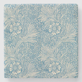 Posavasos De Piedra Marigoldes Azules (por William Morris)