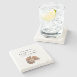 Posavasos De Piedra Marinas/Fossicantes