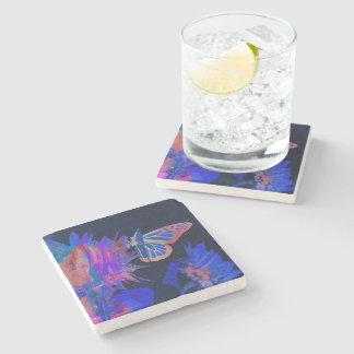 Posavasos De Piedra Mariposa 