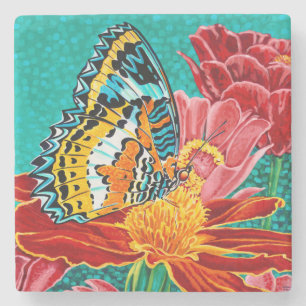 Posavasos De Piedra Mariposa contrapesada I