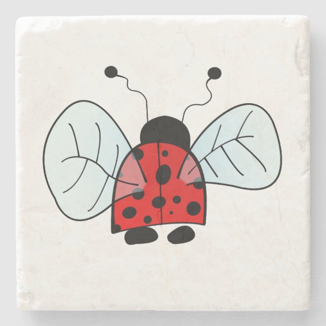 Posavasos De Piedra Mariquita (Anverso)