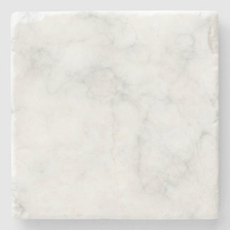 Posavasos De Piedra Mármol Blanco Moderno