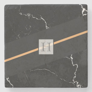 Posavasos De Piedra Mármol negro