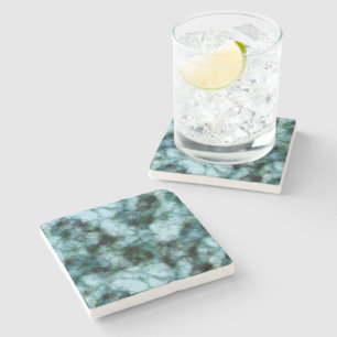 Posavasos De Piedra Mármol verde azul