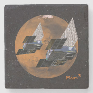 Posavasos De Piedra Mars Cubed por MarCO CubeSats