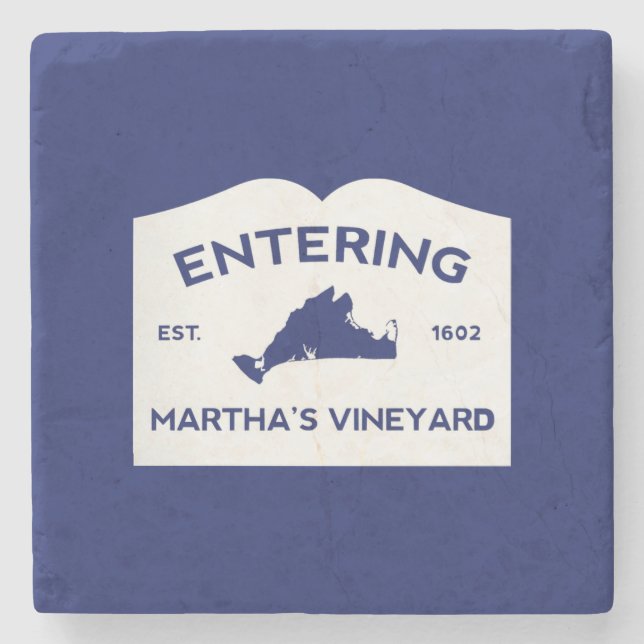 Posavasos De Piedra Martha's Vineyard Stone Coaster (Anverso)