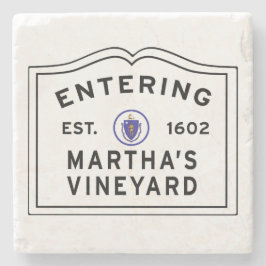 Posavasos De Piedra Martha's Vinyard Massachusetts Entrando