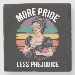 Posavasos De Piedra Más Orgullo Menos Prejuicio LGBTQ Orgullo Gay Alia