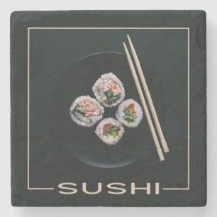 Posavasos De Piedra Máster de piedra de sushi