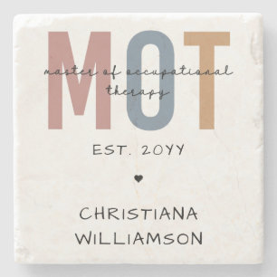 Posavasos De Piedra Máster personalizado en terapia ocupacional
