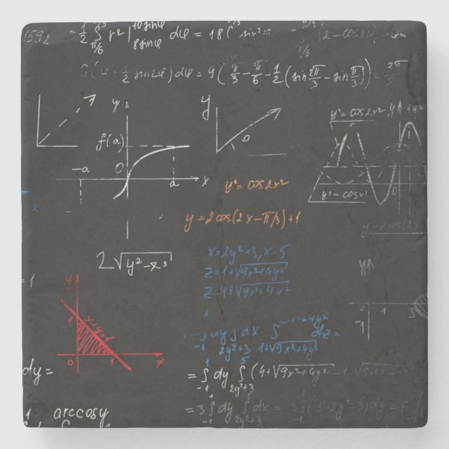 Posavasos De Piedra Math Coaster (Anverso)