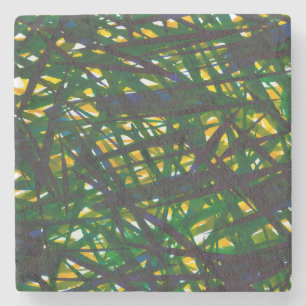 Posavasos De Piedra Matorral verde II