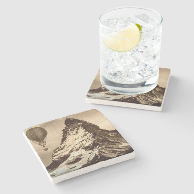 Posavasos De Piedra Matterhorn steampunk (Lateral)