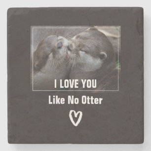 Posavasos De Piedra Me Encanta Que Te Guste No Otter Cutter Photo