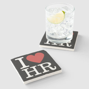Posavasos De Piedra Me ❤️ HR - Departamento de Recursos Humanos/Person
