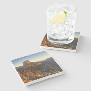 Posavasos De Piedra Media Cúpula al atardecer - Yosemite