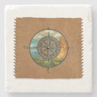 Posavasos De Piedra Medicine Wheel - Coaster