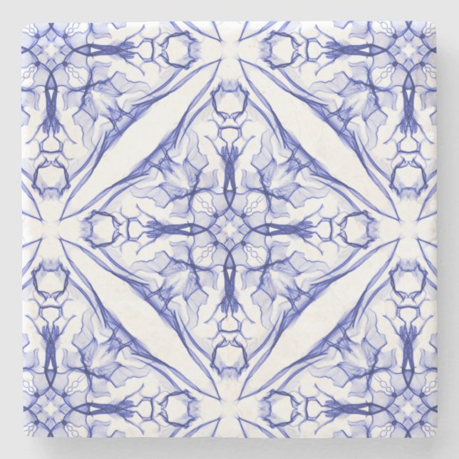 Posavasos De Piedra Medieval azul (Anverso)