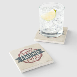 Posavasos De Piedra Mejor diseño de texto aprobado por Amigo