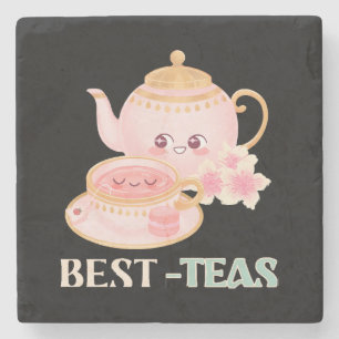 Posavasos De Piedra Mejores-Tés Amantes del Té
