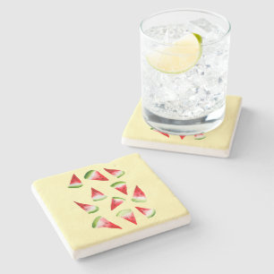 Posavasos De Piedra Melaza acuática linda fruta