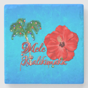 Posavasos De Piedra Mele Kalikimaka