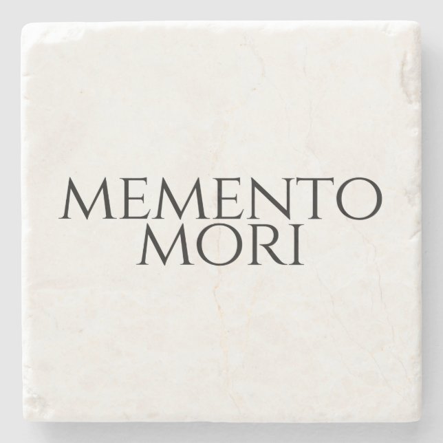 Posavasos De Piedra Memento Mori (Anverso)
