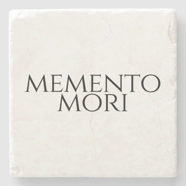 Posavasos De Piedra Memento Mori (Anverso)
